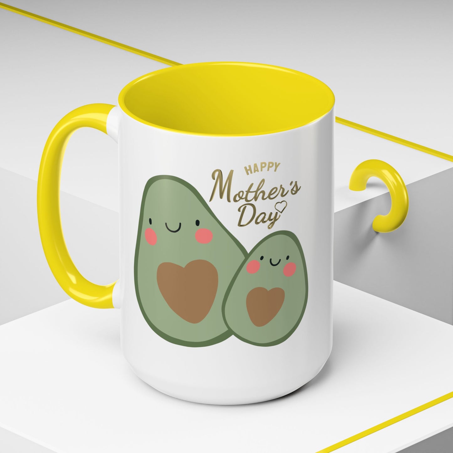 Happy Mother's Day Avocado Coffee Mug - Cute Gift for Moms and Mom’s to Be