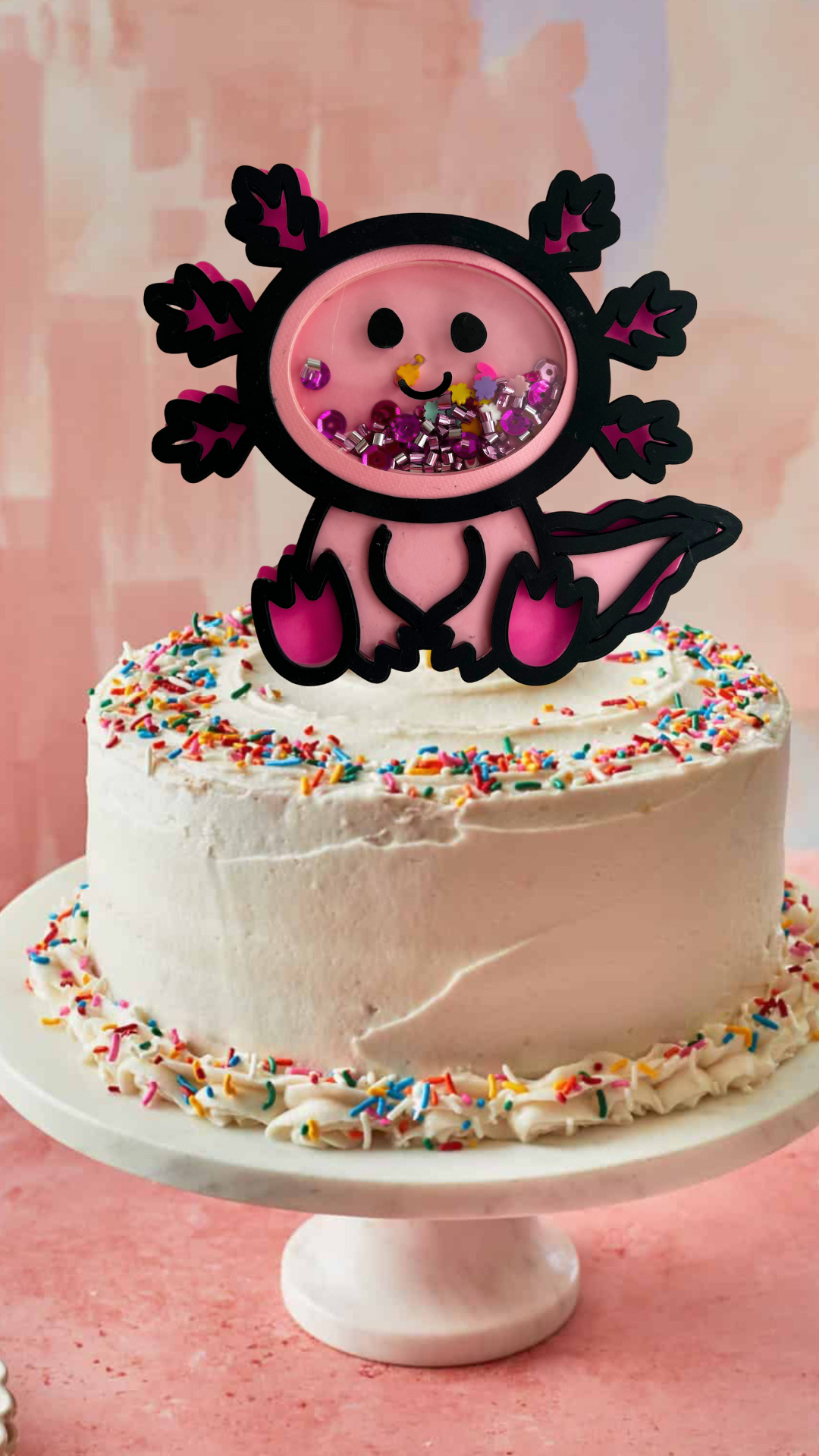 Axolotl Cake Toppers