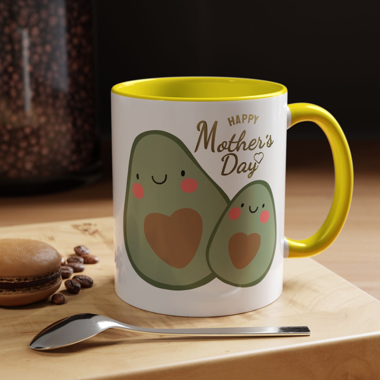 Happy Mother's Day Avocado Coffee Mug - Cute Gift for Moms and Mom’s to Be