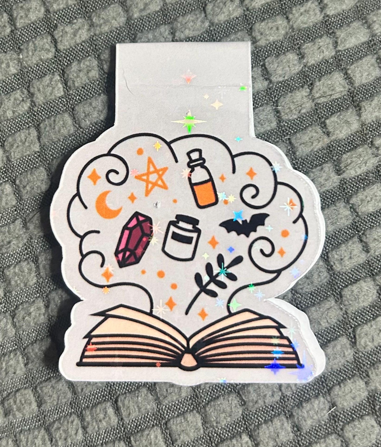 Halloween Magnetic Bookmark for Book Lovers