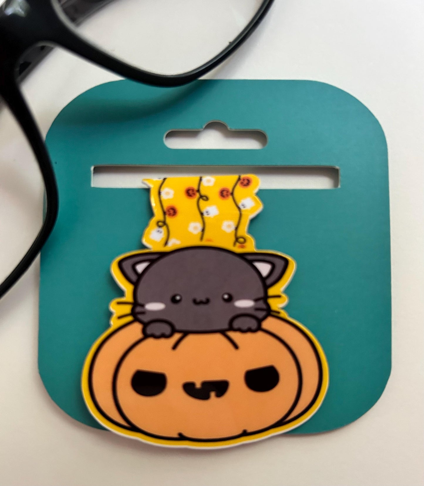 Cute Halloween Magnetic Bookmark for Book Lovers