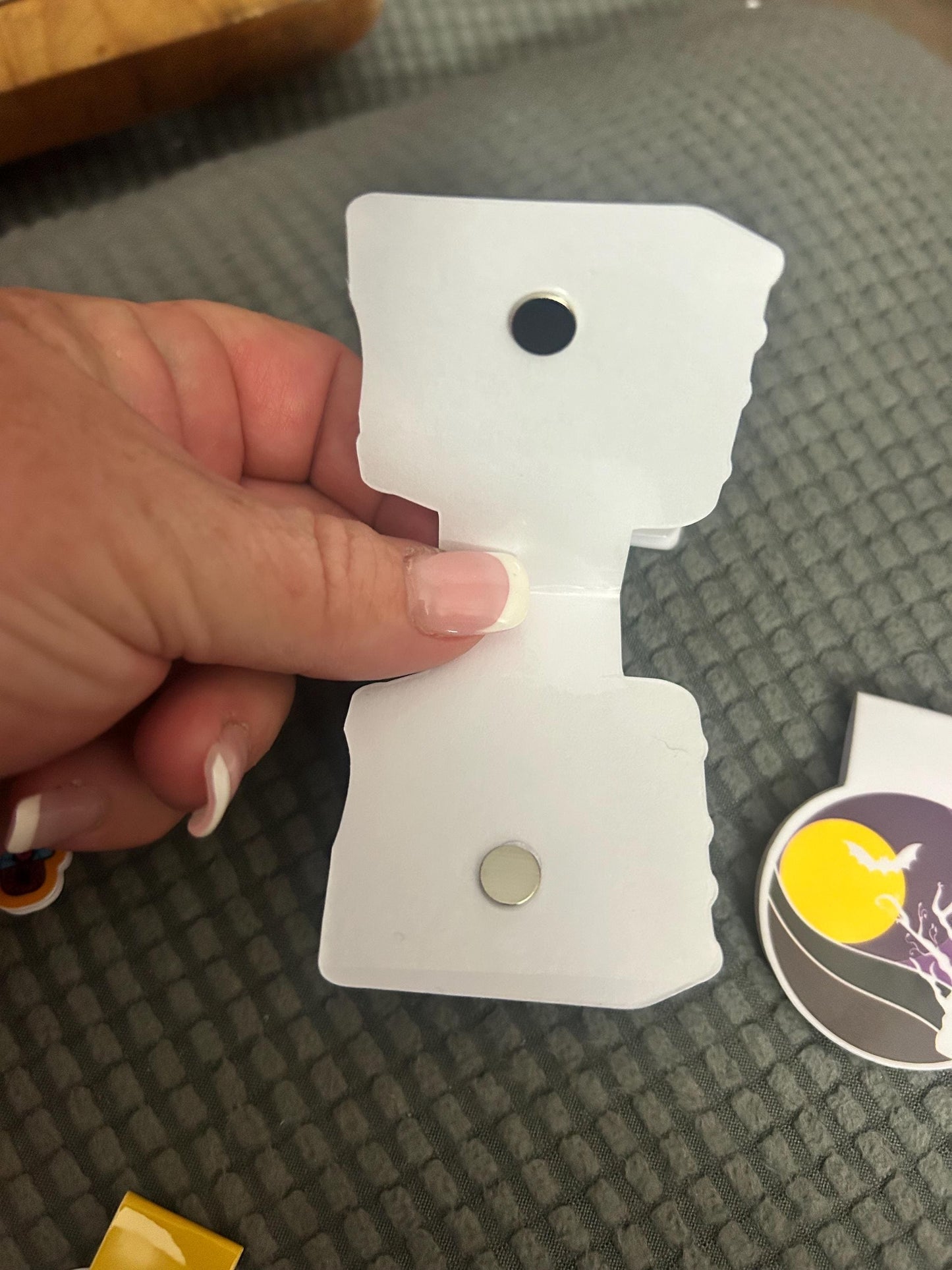 Halloween Magnetic Bookmark for Book Lovers