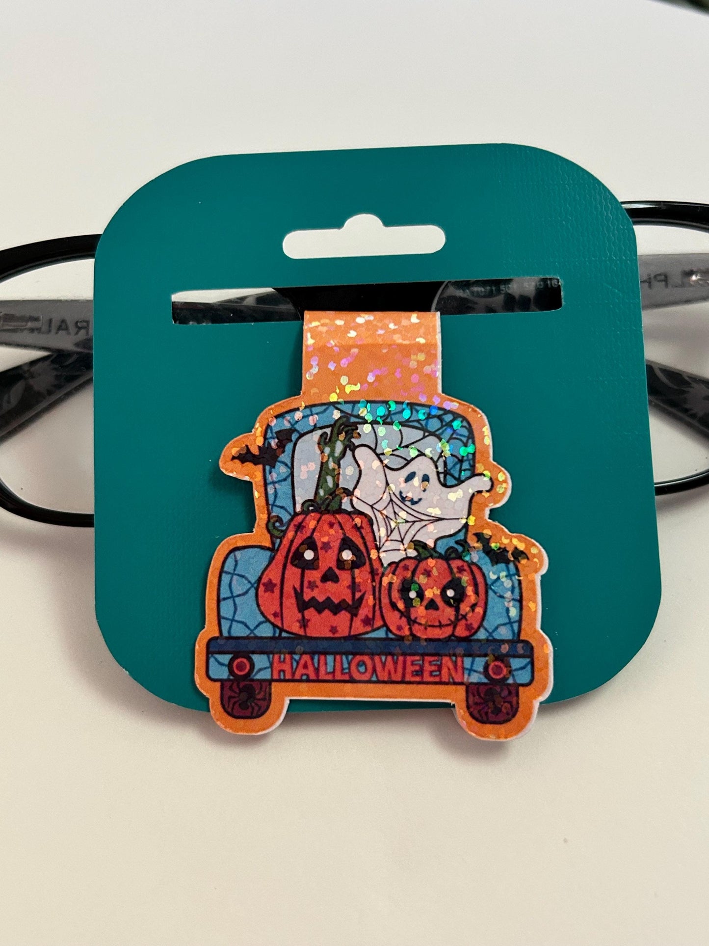 Cute Halloween Magnetic Bookmark for Book Lovers