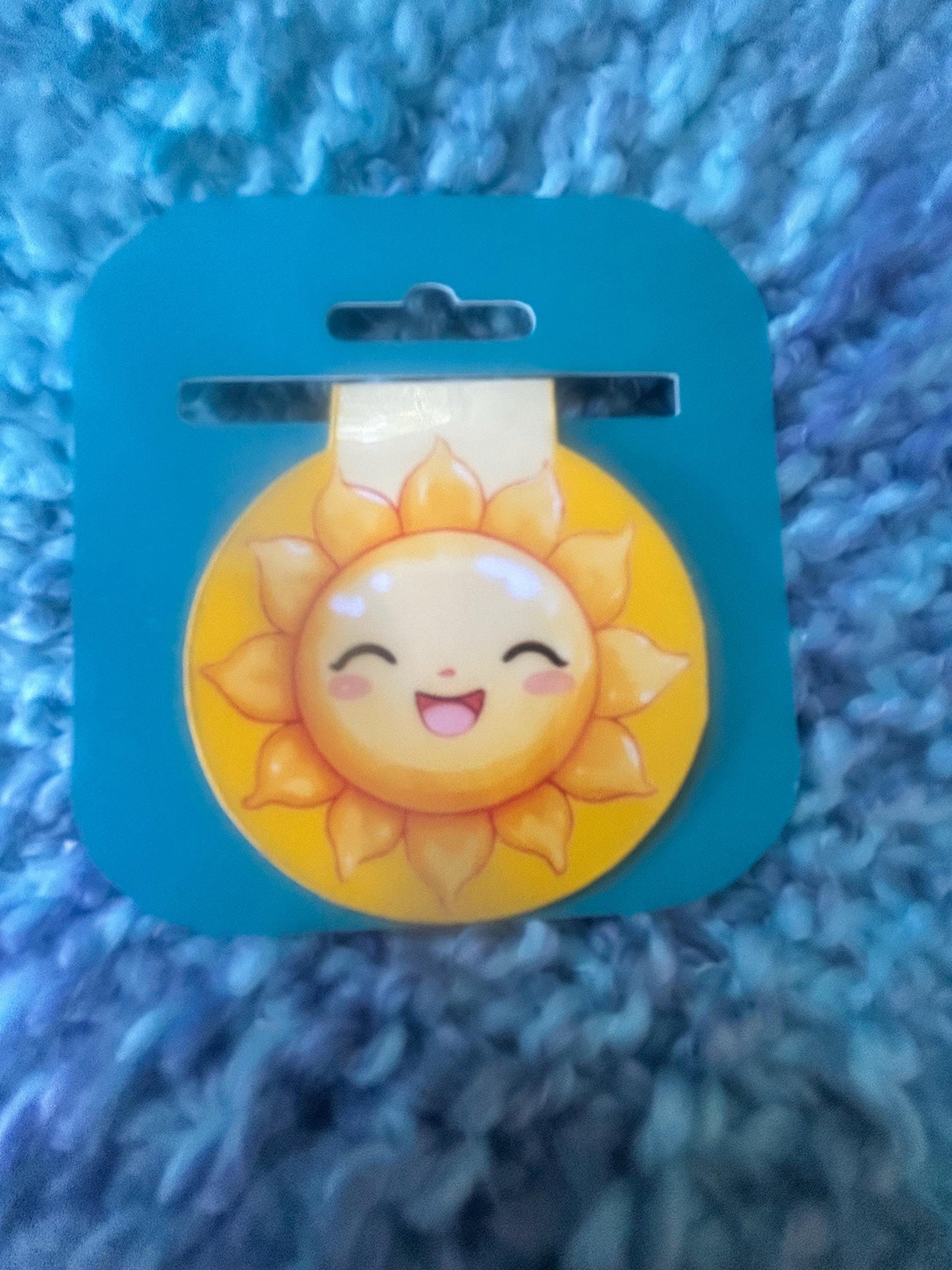 Smiling Sun Magnetic Bookmark: Thinking of You Gift