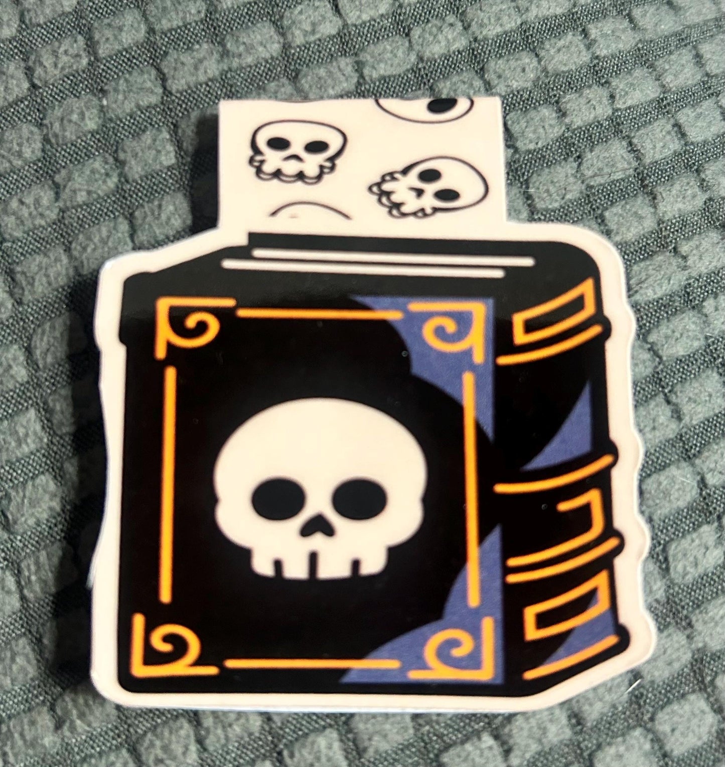 Halloween Magnetic Bookmark for Book Lovers