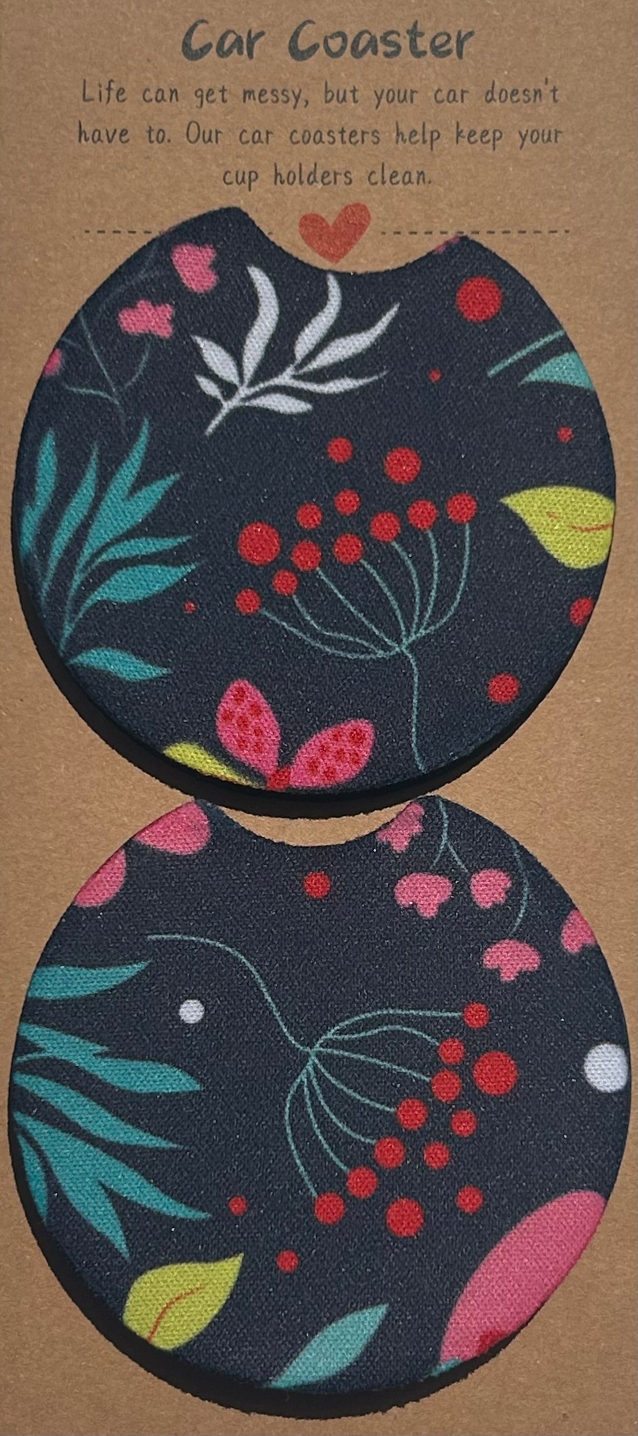 Floral Car Coaster