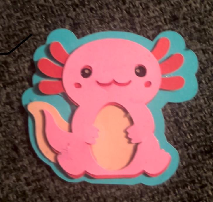 Axolotl Cupcake Toppers for birthday or any day celebrations!