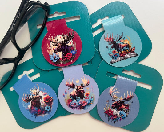 Magestic Moose Magnetic Bookmarks