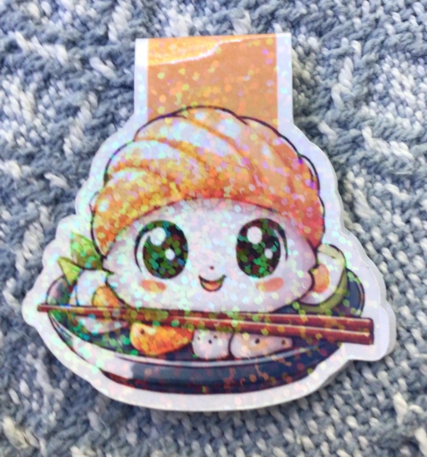 Kawaii Sushi Magnetic Bookmark - Foodie Reader Gift