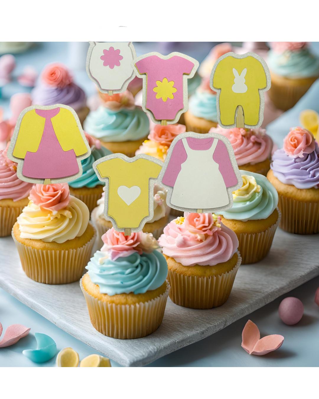 Baby Shower Cupcake Toppers