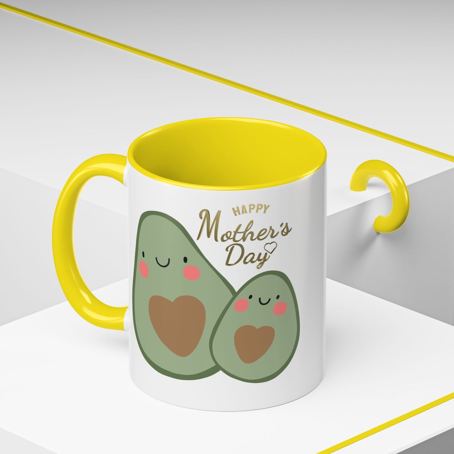 Happy Mother's Day Avocado Coffee Mug - Cute Gift for Moms and Mom’s to Be