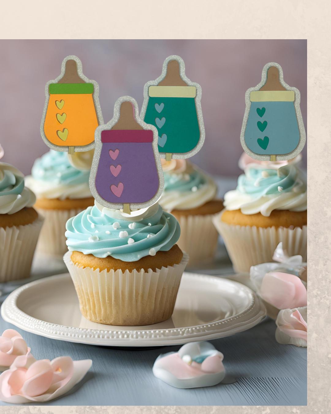 Baby Shower Cupcake Toppers