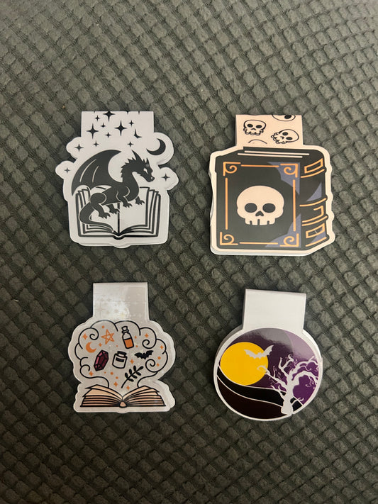 Halloween Magnetic Bookmarks