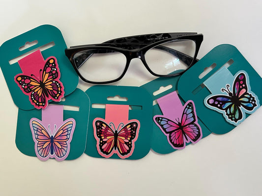 Butterfly Magnetic Bookmarks for Bookworm Baddies
