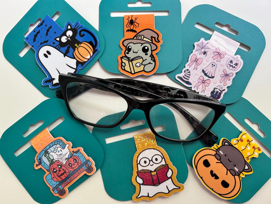 Cute Halloween Magnetic Bookmark for Book Lovers