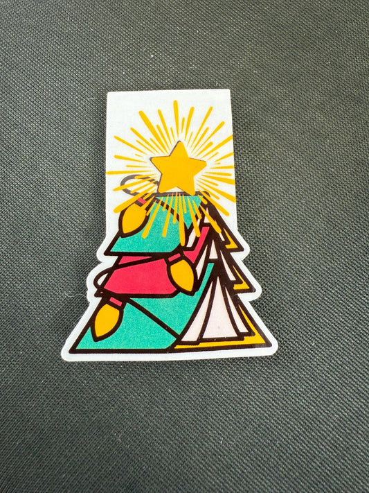 Book Christmas Tree  Holiday Magnetic Bookmark.  Stocking Stuffer - Festive Reading Accessory - Book Club Gift