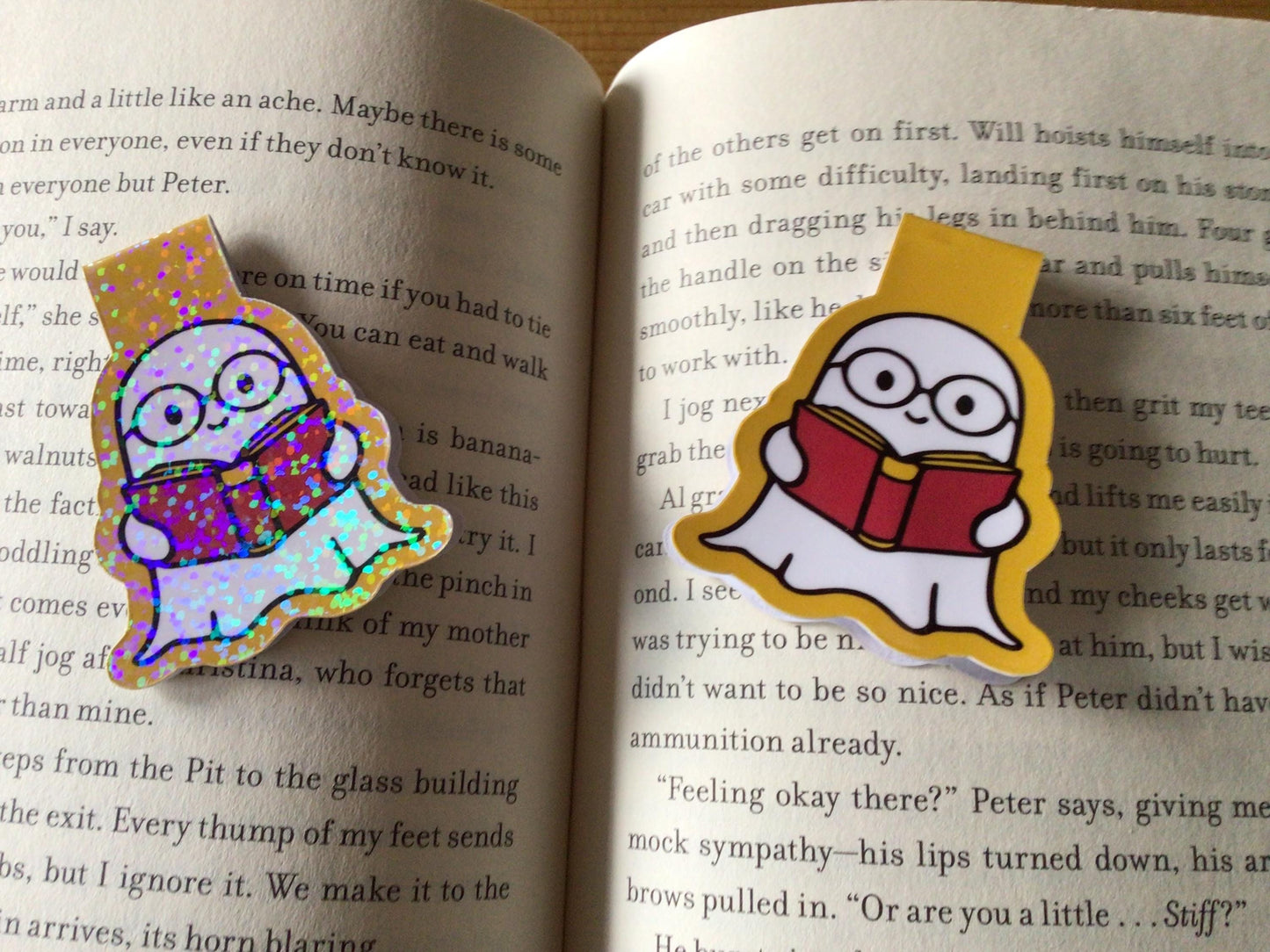 Ghost Magnetic Bookmark, Book Lover Gift