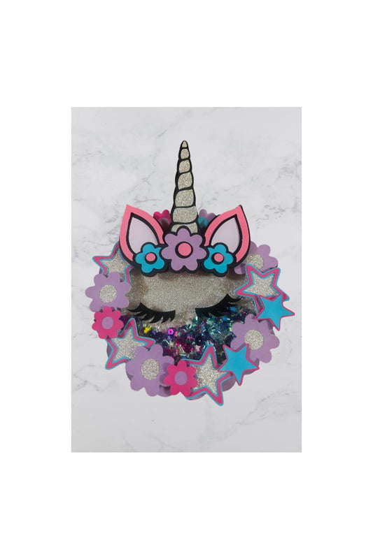 Unicorn Shaker Cake Topper for birthday or any day celebrations!